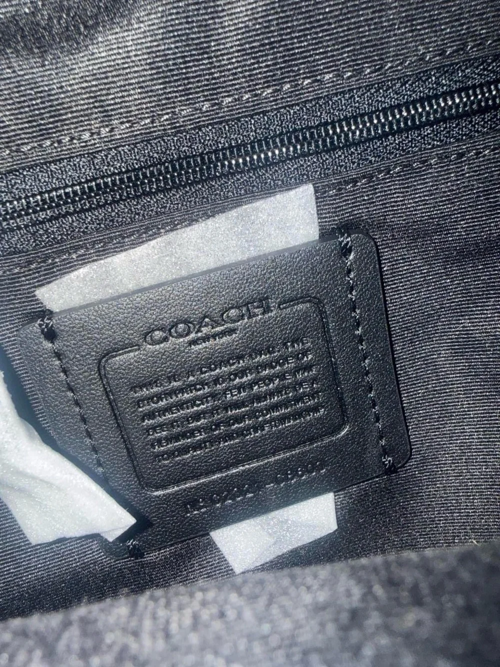 Coach Black Pebbled Leather Mini Backpack (reference size next to shoebox shown)